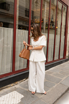 Eirin Linen Pants - White