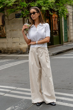 Eirin Linen Pants - Beige