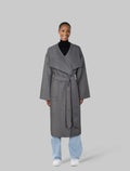 Ana Coat Wool Mix - Grey