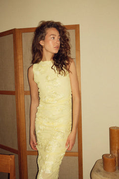 Lavinia Dress - Butter Yellow