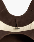Dahlia Tote Bag - Suede Chocolate