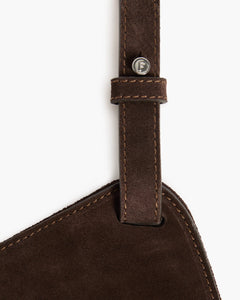 Dahlia Tote Bag - Suede Chocolate