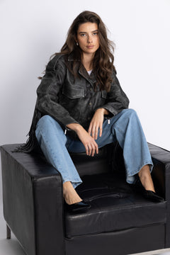 GZjaggy Jacket - Faded Black