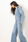 Blanche Jacket - Caspian Blue