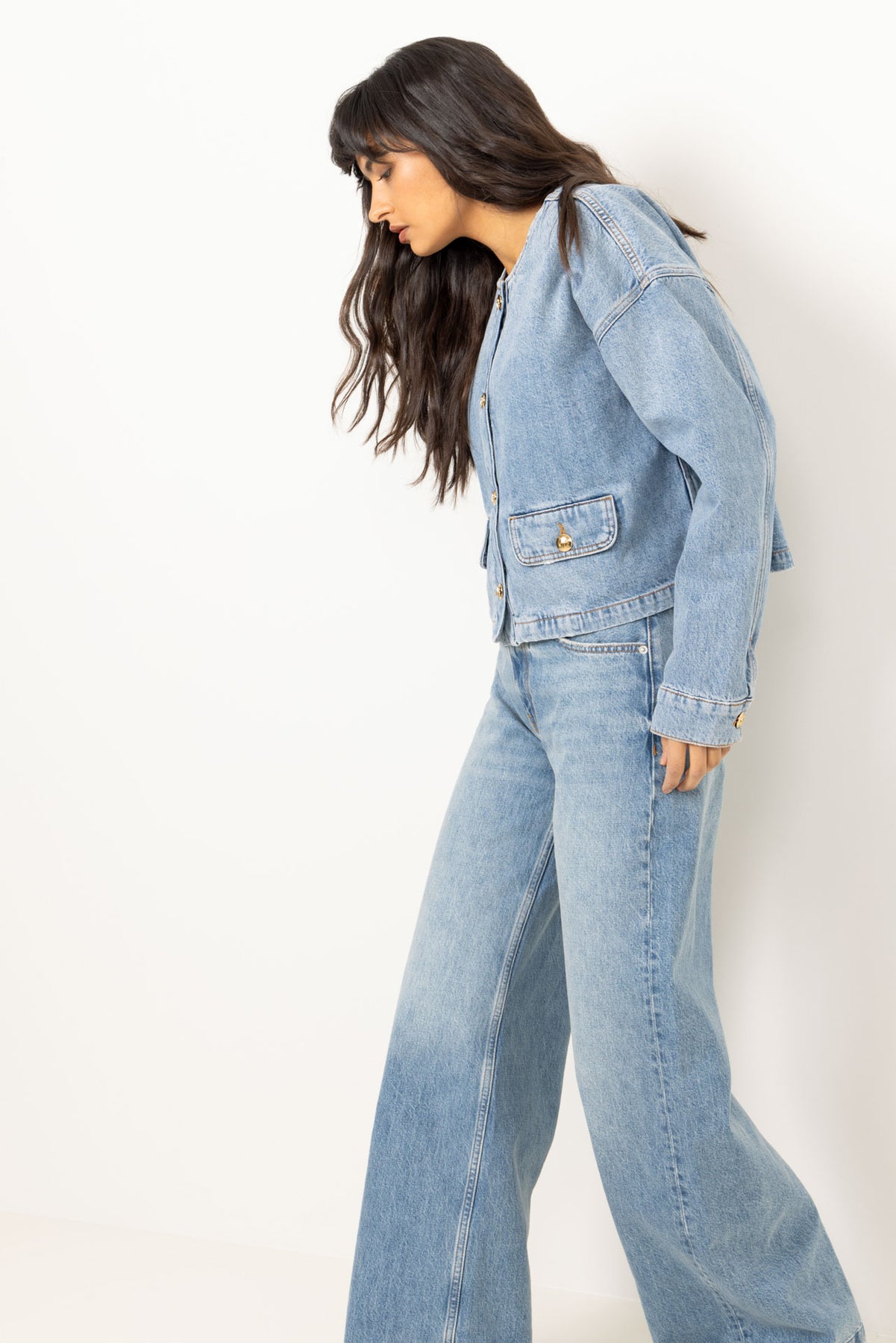 Blanche Jacket - Caspian Blue