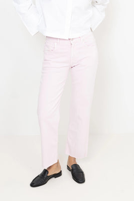 Calie Straight Ankle - Colored Left Hand Rose With Raw Cut