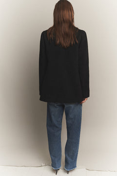 Alaska Button Jacket - Black