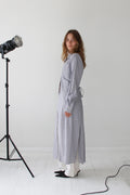 Harriet Maxi Dress - Blue/White Stripe