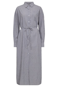Harriet Maxi Dress - Blue/White Stripe