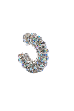 Diamond Ear Cuff - Silver