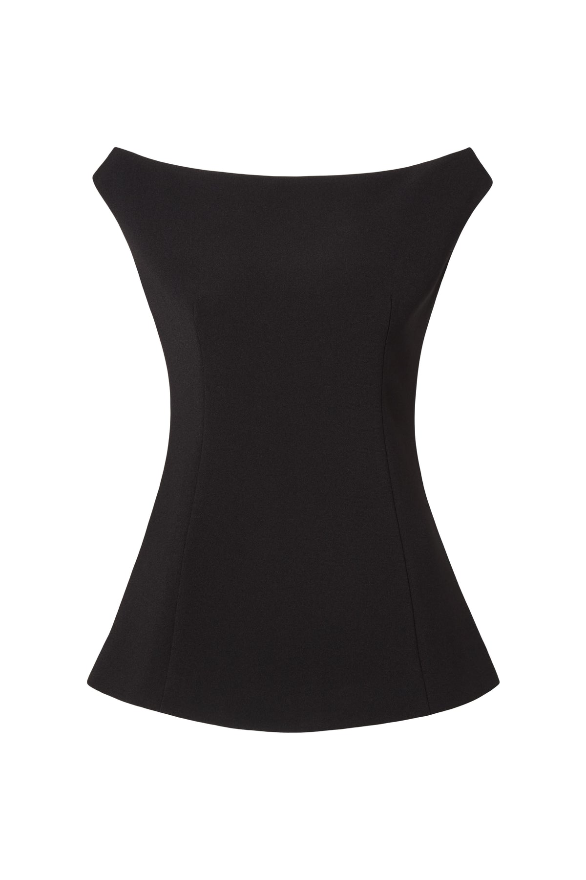 Diora Half Off Shoulder Top - Black