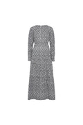 Dora Dress - Navy Rosehip Print