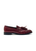 Marietta Onix Leather Loafers - Burgundy