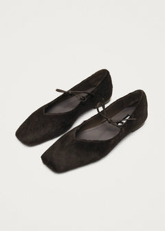 Sway Leather Ballet Flats - Soft Brown