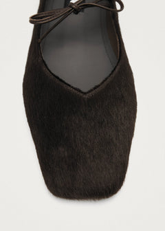 Sway Leather Ballet Flats - Soft Brown