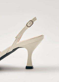 Joelle Onix Leather Pumps - Cream