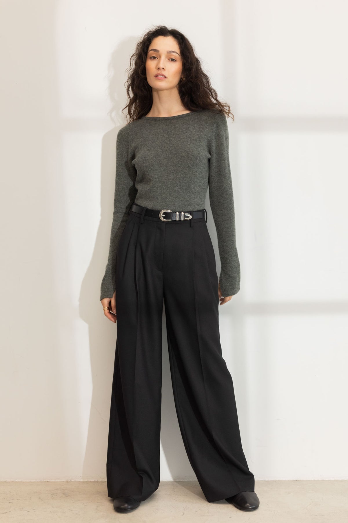 Aubrey Belt - Black Silver