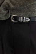 Aubrey Belt - Black Silver