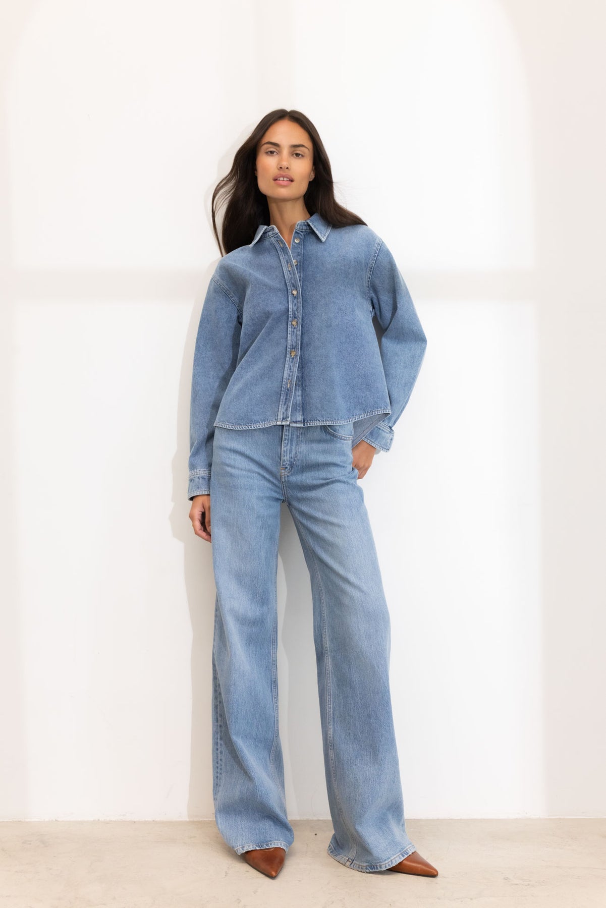 Francis Shirt - Mid Blue