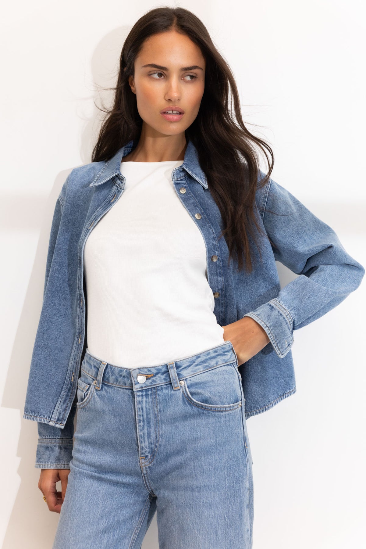 Francis Shirt - Mid Blue