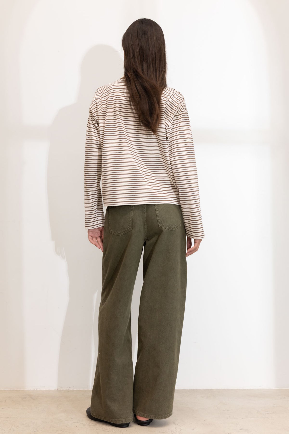 Elmer Polo Shirt - Brown Stripe