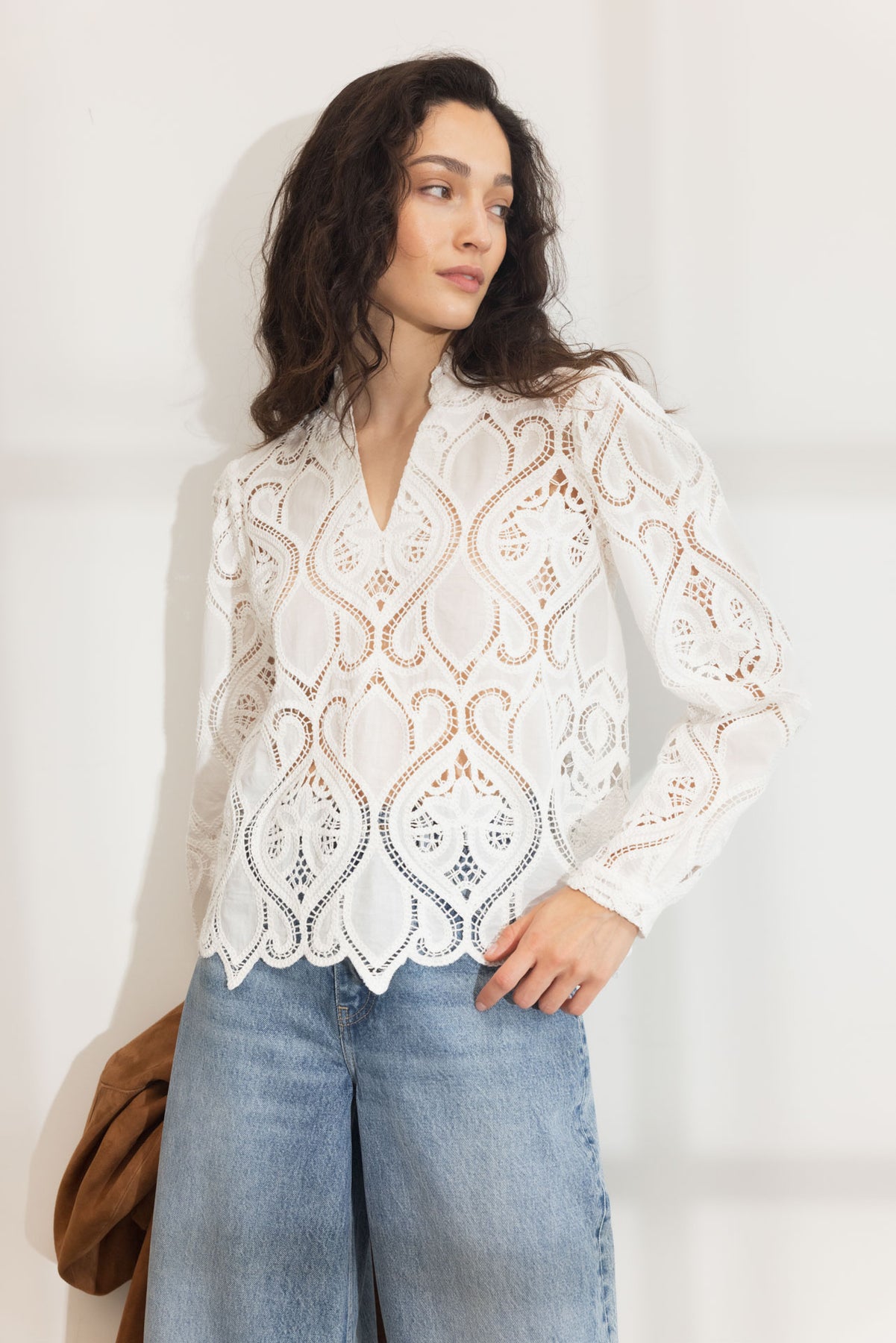 Amelia Blouse - White