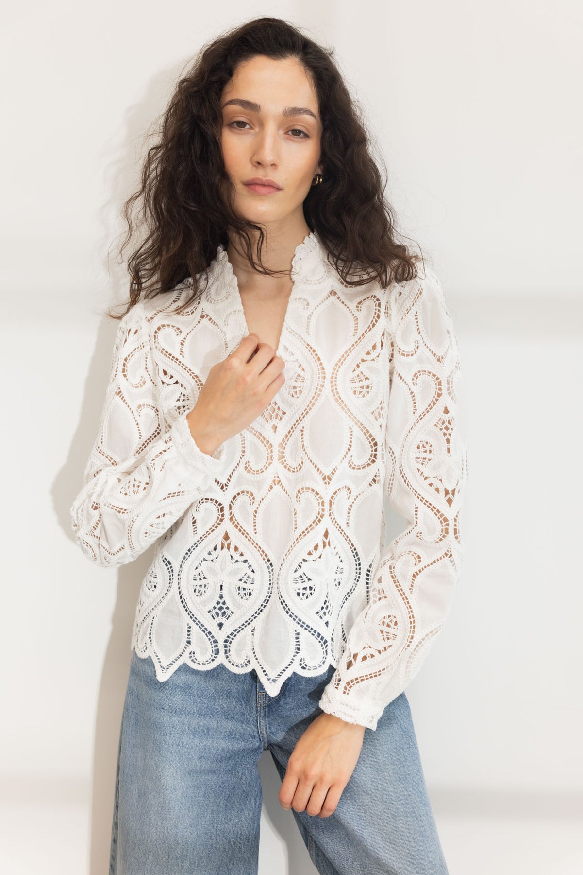 Amelia Blouse - White