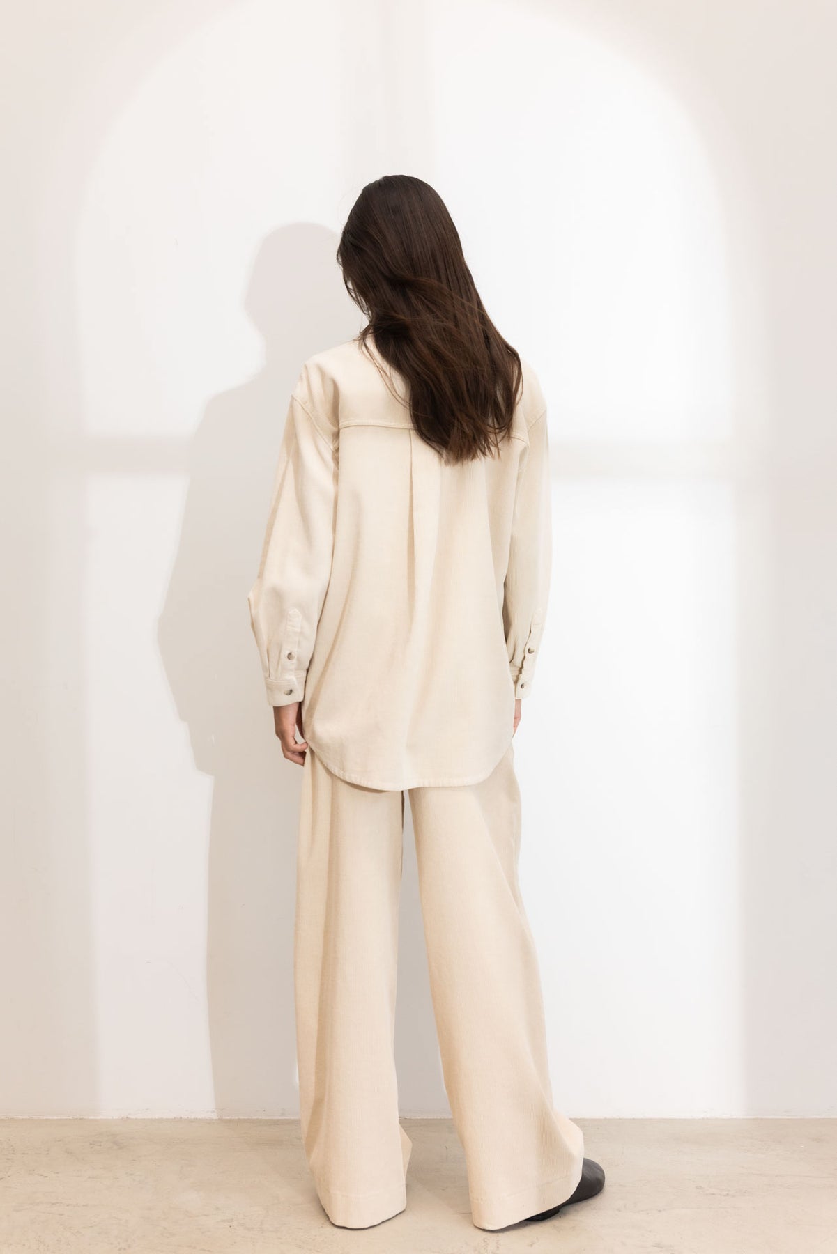 Alex Cord Shirt - Greige