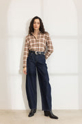 Joan Flannel Shirt - Red Check