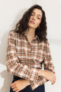 Joan Flannel Shirt - Red Check
