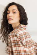Joan Flannel Shirt - Red Check
