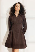 Emira Dress - Brown