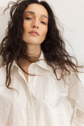 Nell Pearl Shirt - White