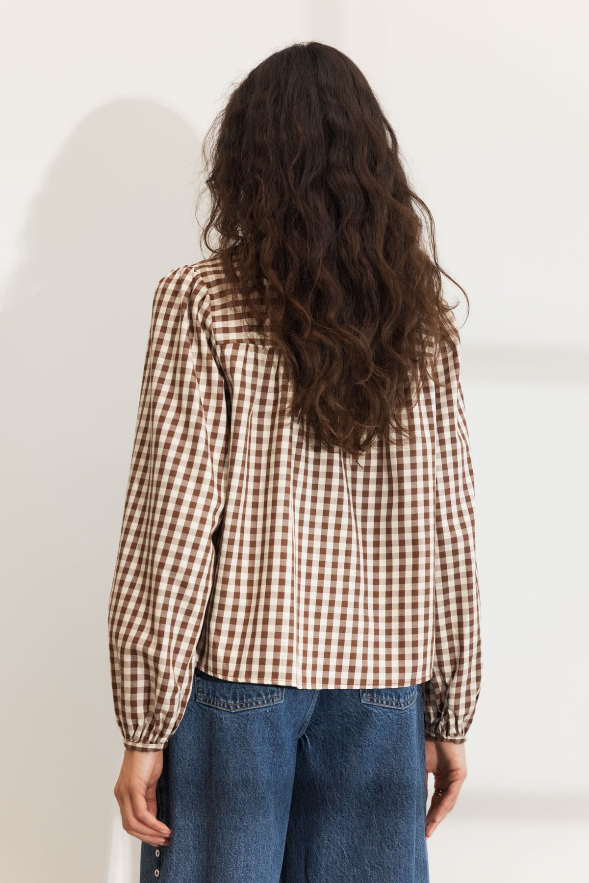 Bellier Blouse - Brown Check