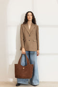 Lucille Tote Bag Large - Cognac