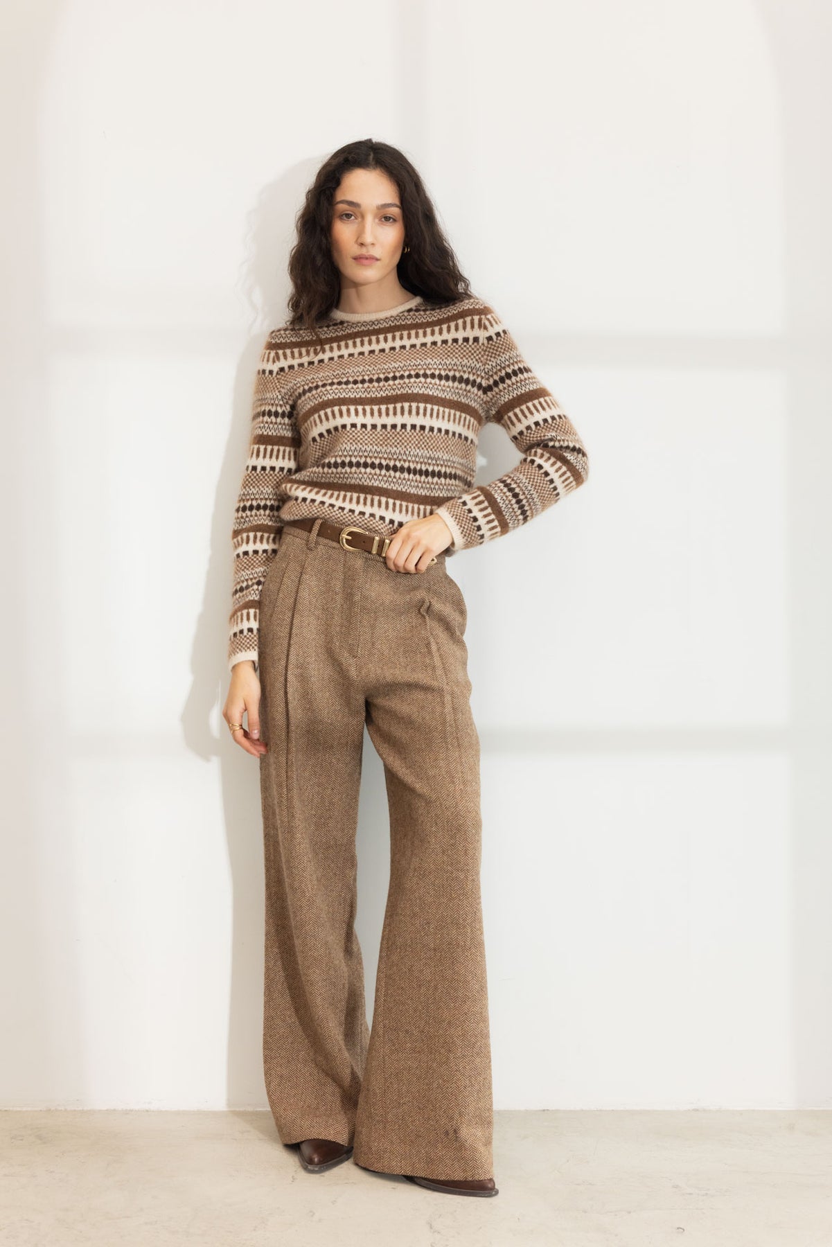 Aubrey Belt - Brown Gold