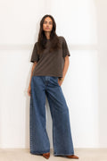Bailey Studs - Washed Dark Blue