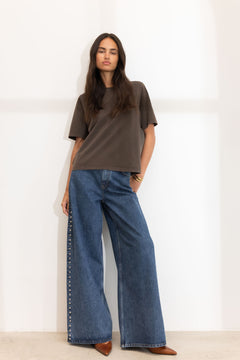 Bailey Studs - Washed Dark Blue
