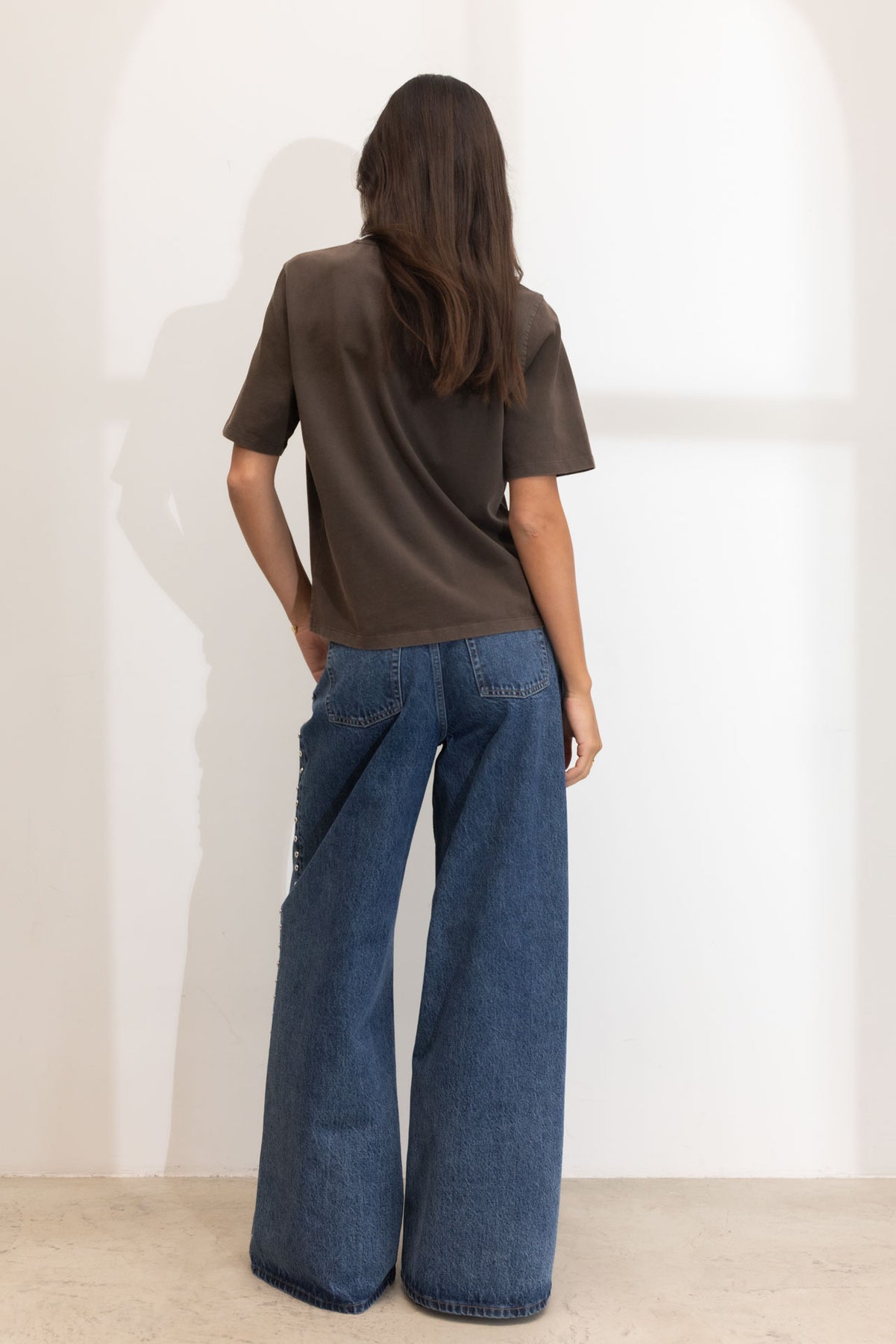 Bailey Studs - Washed Dark Blue