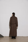 Saville Coat - Brown Melange
