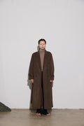 Saville Coat - Brown Melange