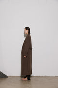 Saville Coat - Brown Melange