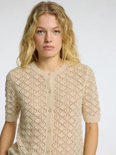 Sofia 2/4 Knit Cardigan - Birch