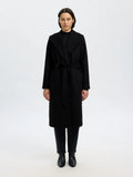 Rosa Wool Blend Coat - Black