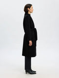 Rosa Wool Blend Coat - Black