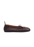 Rosalind Leather Ballet Flats - Brown