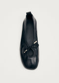 Rosalind Leather Ballet Flats - Black