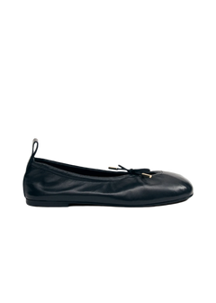 Rosalind Leather Ballet Flats - Black