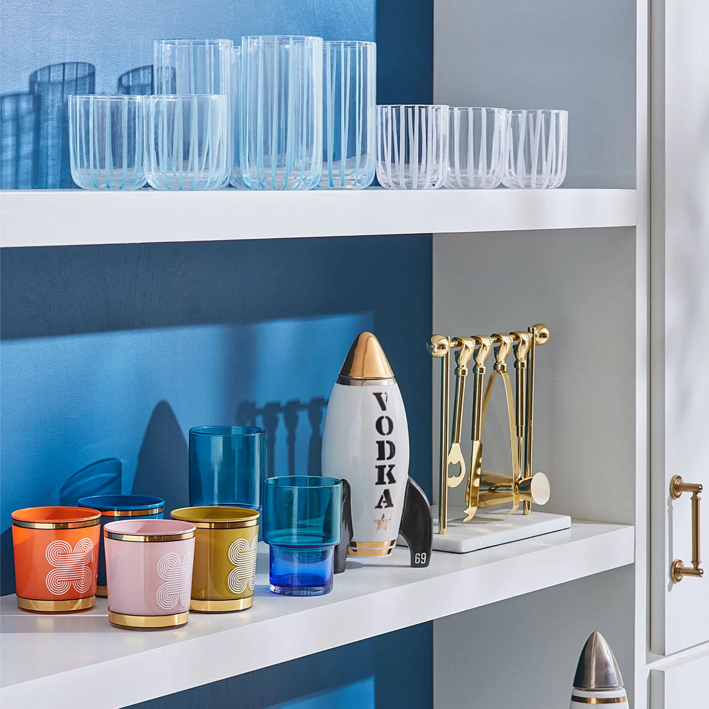 Rocket Decanter Vodka - White