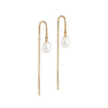 Eleanor Pearl Earring - Pearl